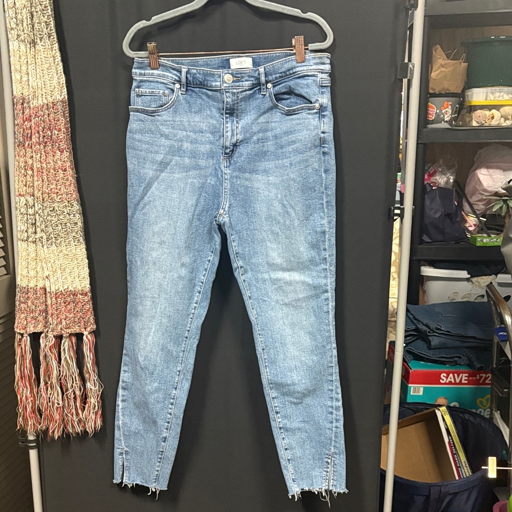 LOFT Denim Blue Skinny Jeans